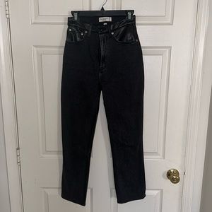 Abercrombie Mixed Fabric Jean